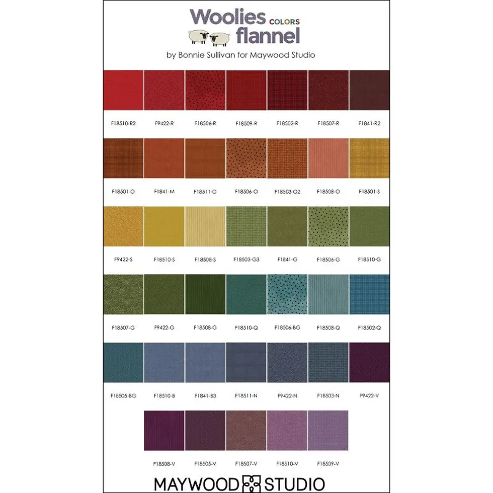 Woolies Flannel Colors by Bonnie  Sullivan Swatch