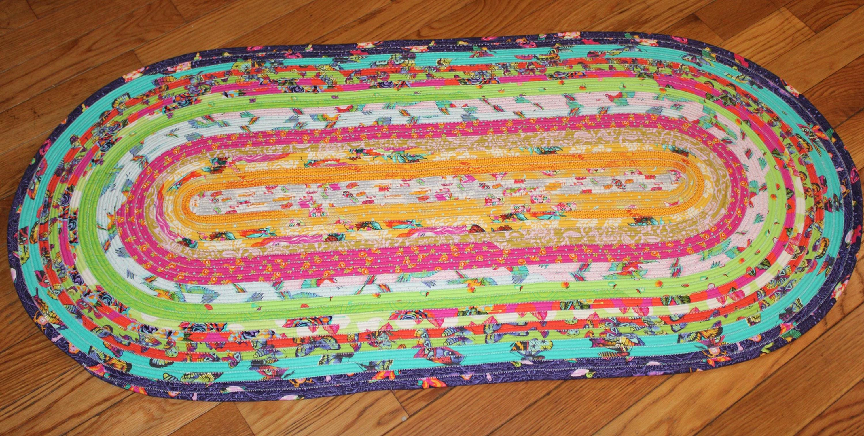 Tula Pink FarmhouseJellyroll Rug - Oval