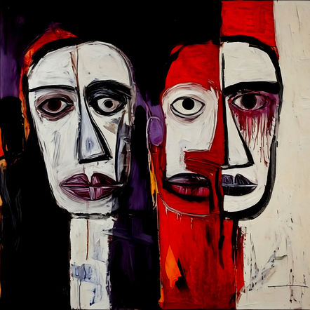 Acrylic & oil on board