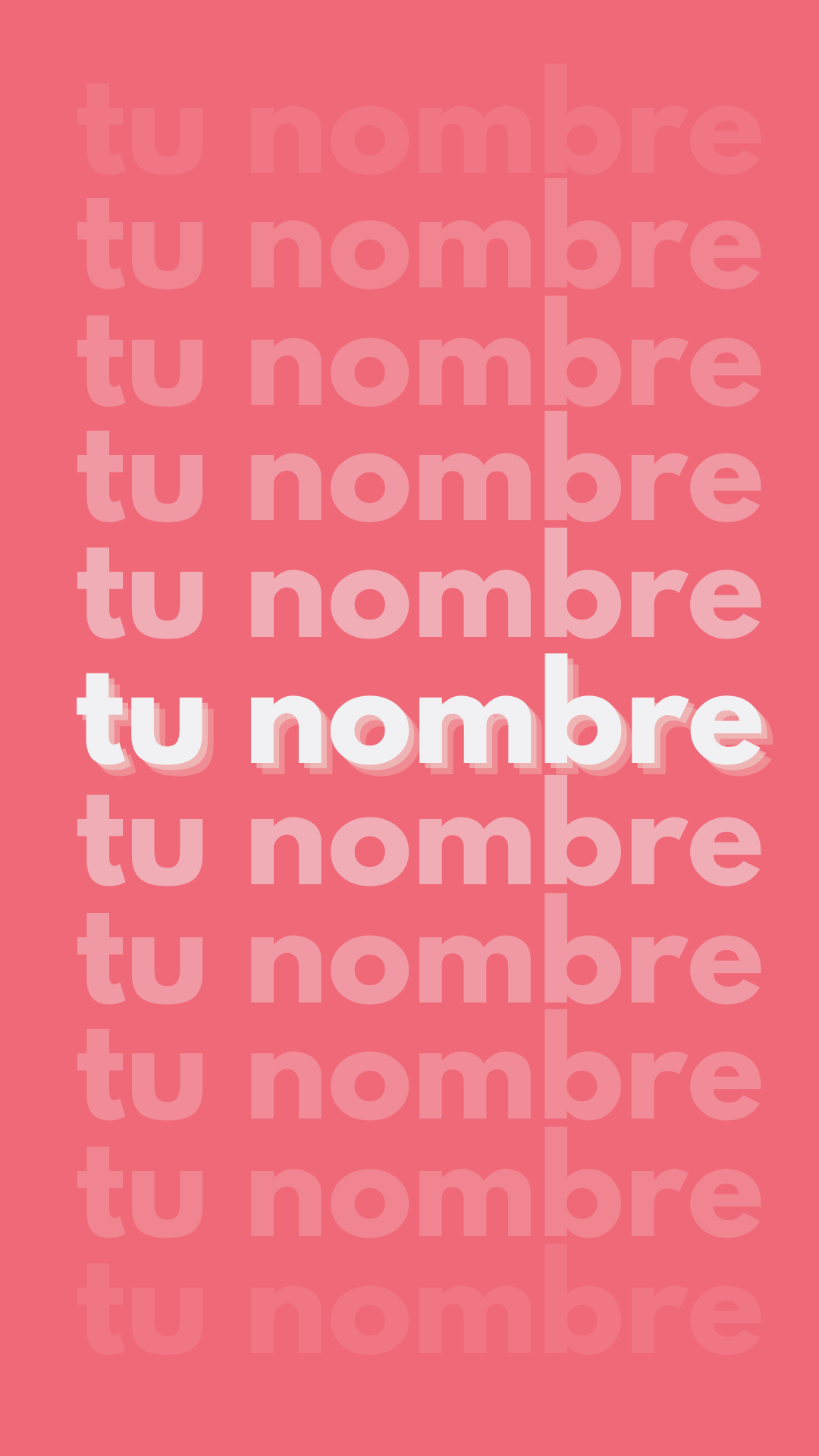 TU NOMBRE MOTIVACIONAL