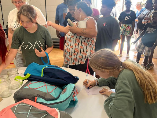 Annual Backpack Giveaway was a success!