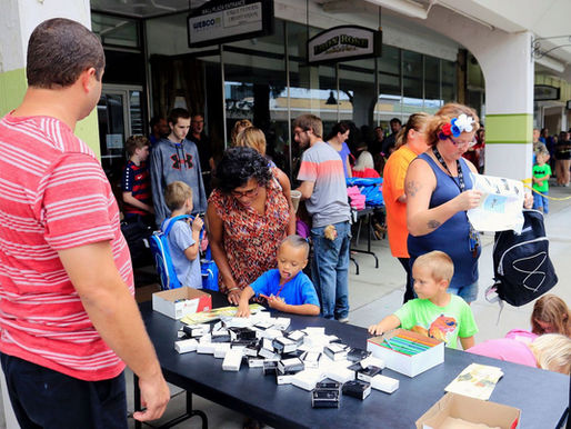 Almost three hundred served at annual backpack giveaway