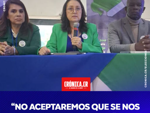 “No aceptaremos que se nos vaya esta democracia”, dice Luz Mary Alpízar a ser ratificada como candidata