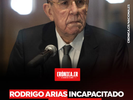 Rodrigo Arias incapacitado por coronavirus