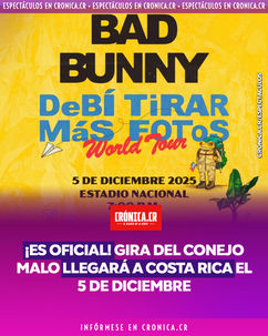 ¡Es Oficial! Gira del Conejo Malo llegará a Costa Rica el 5 de diciembre