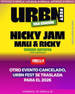 Otro evento cancelado, Urbn Fest se traslada para el 2026