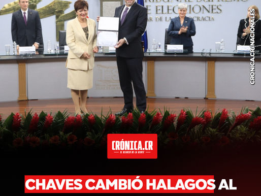 Chaves cambió halagos al TSE por cuestionamientos y llamarlo “vergüenza”