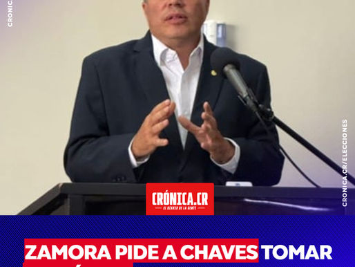 Zamora pide a Chaves tomar acción ya sobre inseguridad “esto no puede esperar nueve meses más”