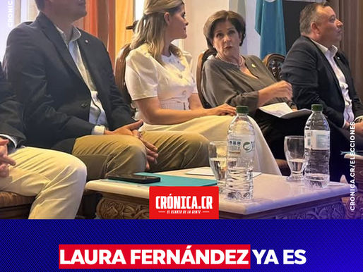 Laura Fernández ya es oficialmente candidata y anuncia renuncia al 25% de la deuda política
