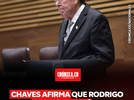 Chaves afirma que Rodrigo Arias “ejerció un autoritarismo populista” y “se saltó la Constitución” con renuncia de Vicepresidente