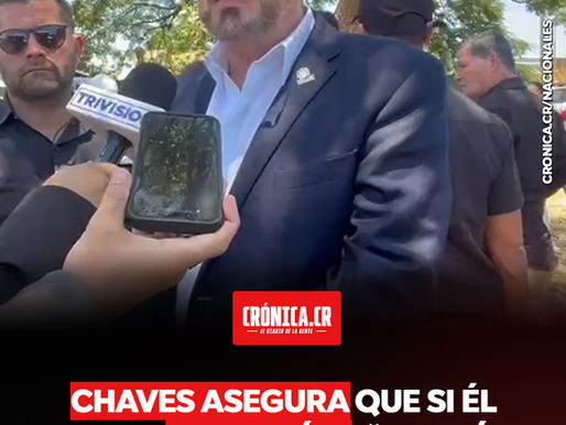 Chaves asegura que si él fuera Carlo Díaz: “estaría con un nivel de vergüenza que no quisiera salir”