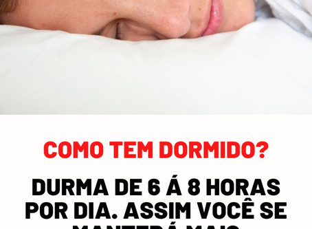 Dormir é bom demais!