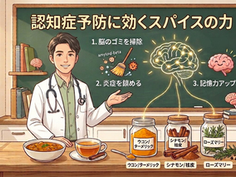 【脳神経外科専門医監修】認知症予防に効くスパイスの力