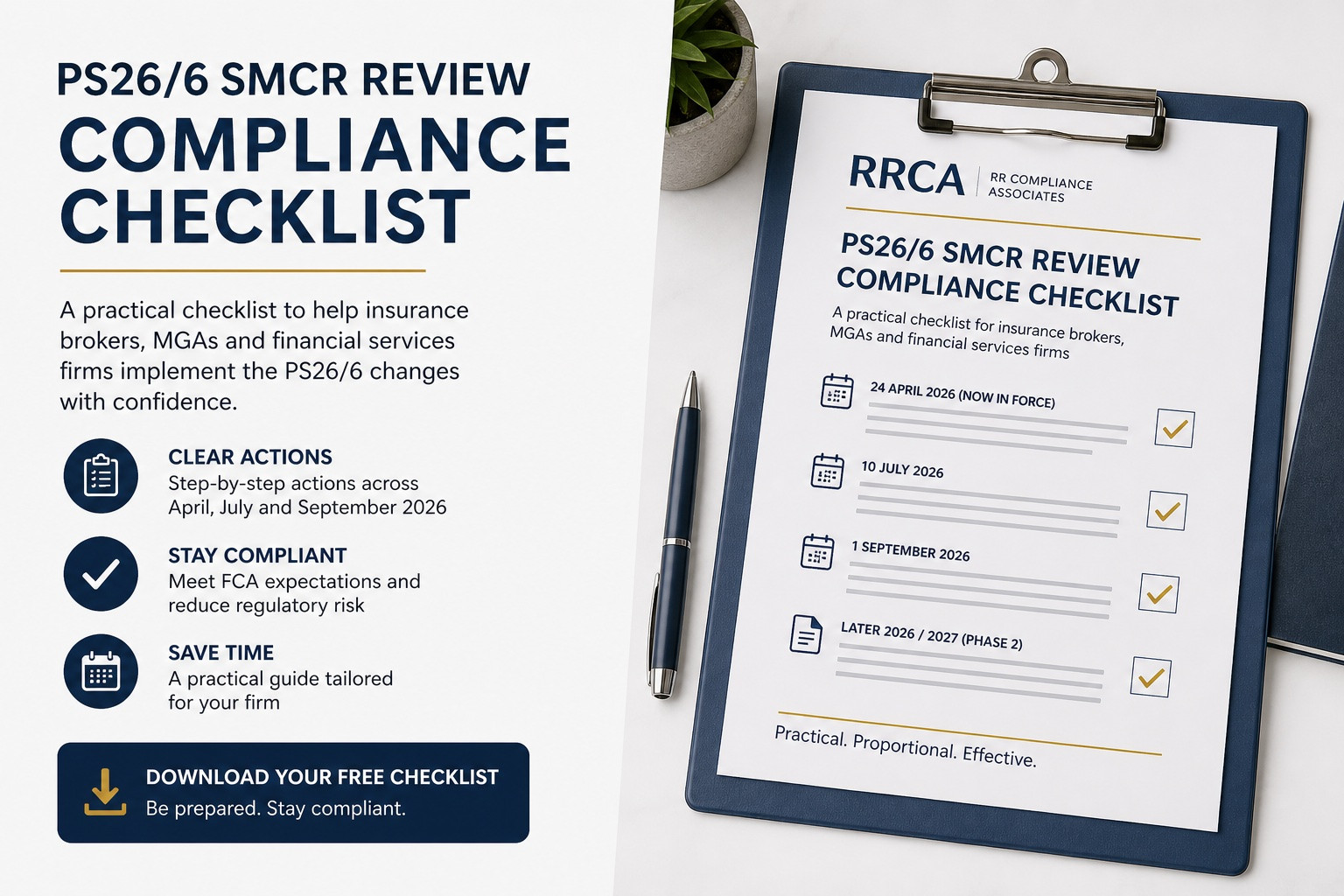 PS26/6 SMCR Review: What Insurance Brokers and MGAs Must Do | RRCA