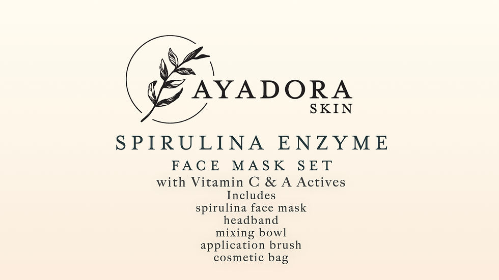 Spirulina Face Mask Set