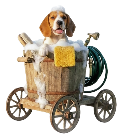 Groom n Zoom Mobile Dog Pawlor Business logo graphic