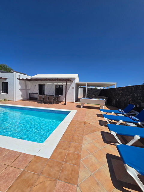 Heated Pool taken from the West corner