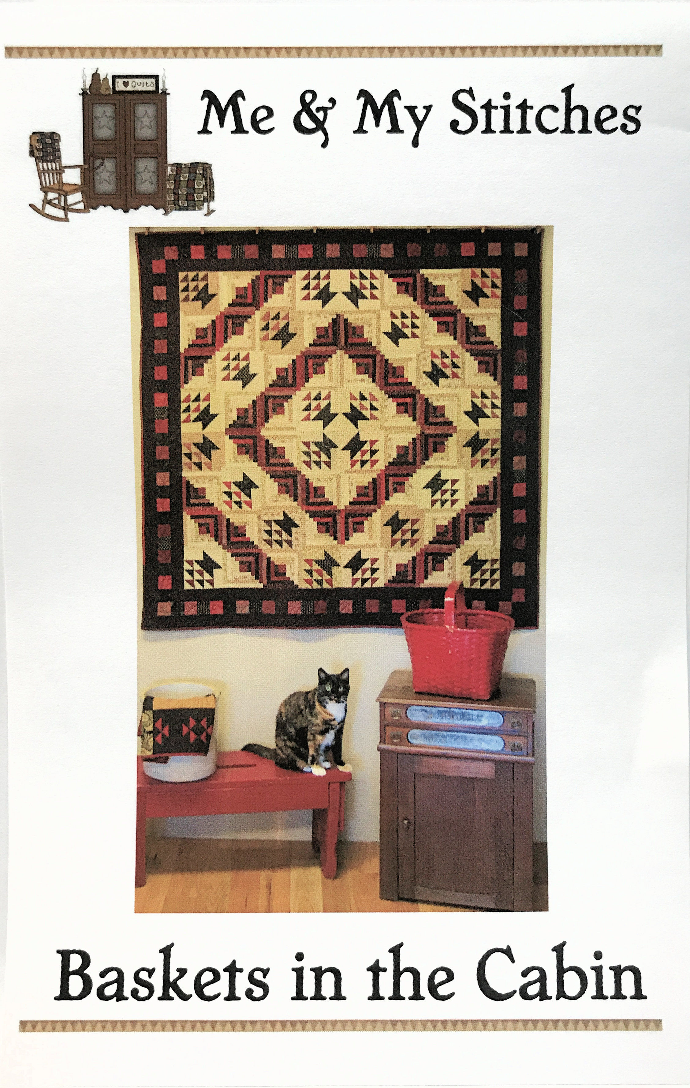 Baskets in the Cabin - 60" x 60"