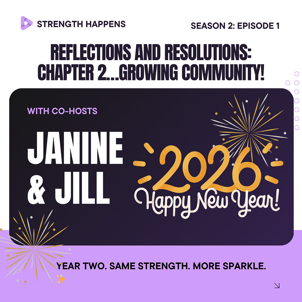 New Year, New Reflections: Strength, Community, and Stories from the Strength Happens Podcast