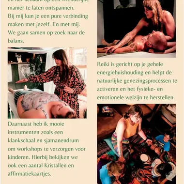 Mankind coach Journey of Balance Alyssa Missal geeft massages en tantra, reiki en meditatie in Roosendaal.