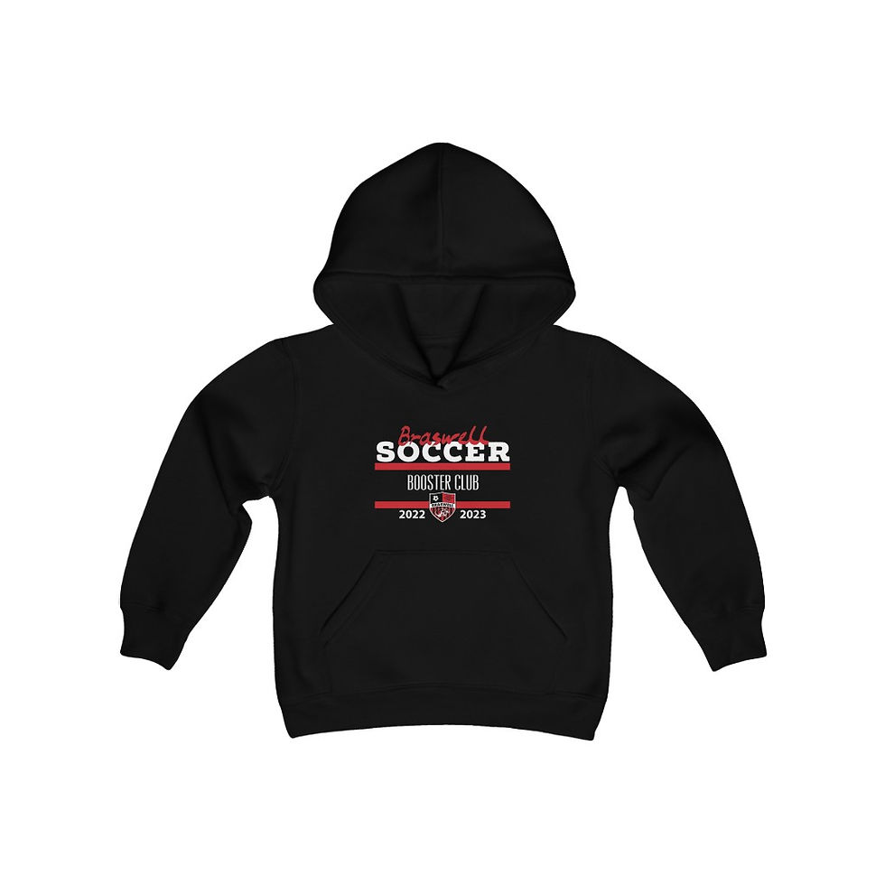 Thumbnail: Braswell Soccer Booster 22-23 | Youth Heavy Blend Hooded Sweatshirt