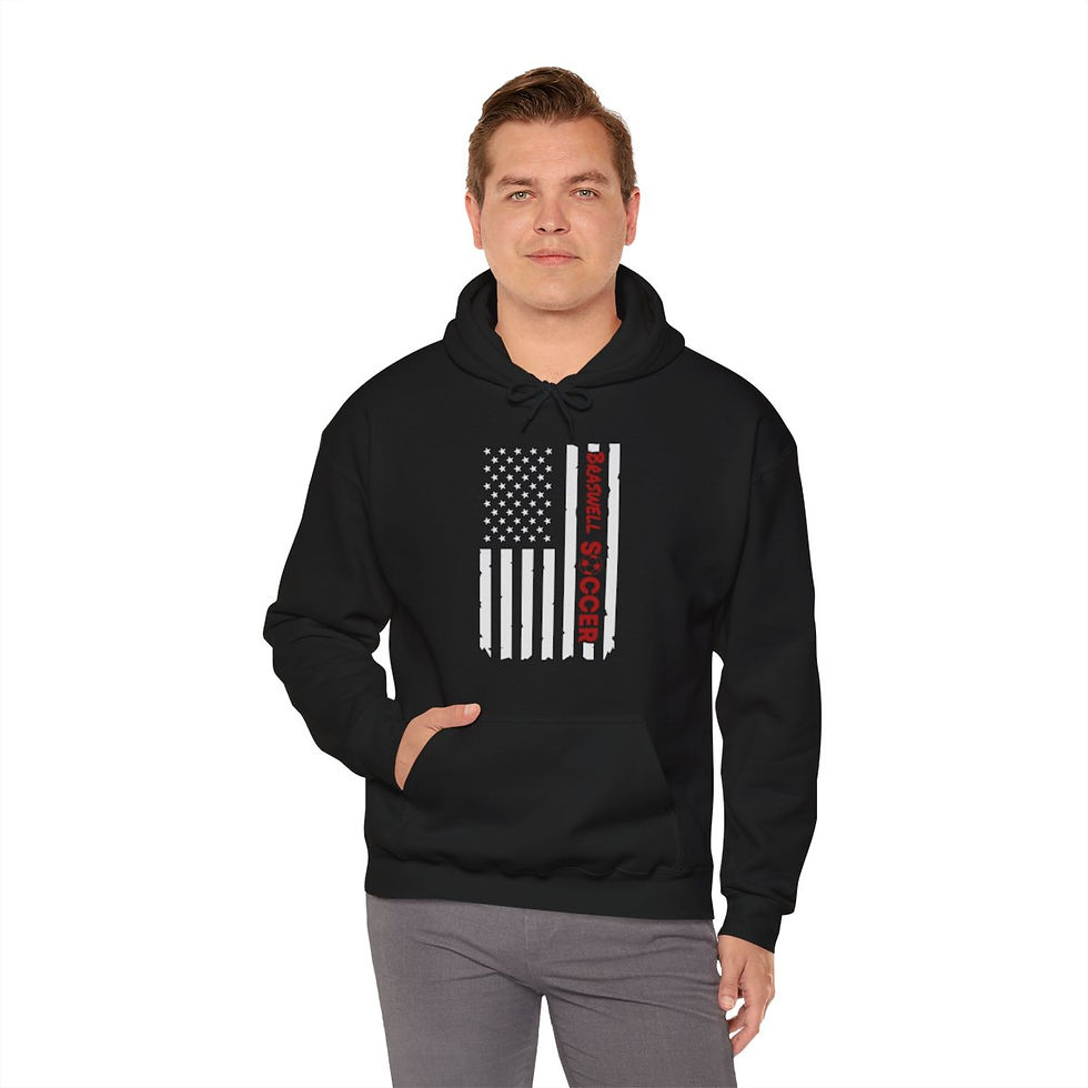 Thumbnail: Braswell Soccer Flag | Hooded Sweatshirt