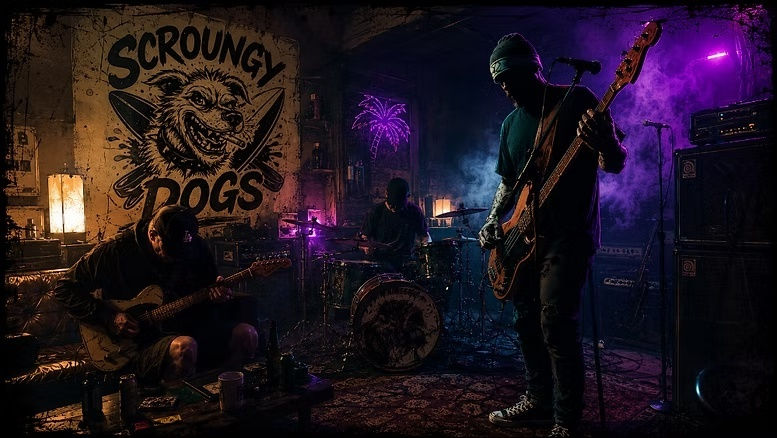 Los Angeles Coastal Collective Scroungy Dogs Debuts With “Midnight Blue”