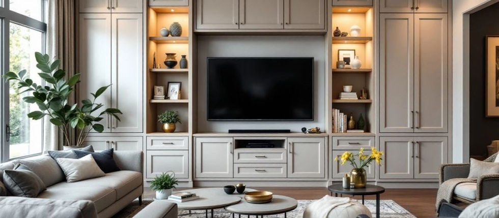 Custom Entertainment Centers for Living Rooms in Bridgeport