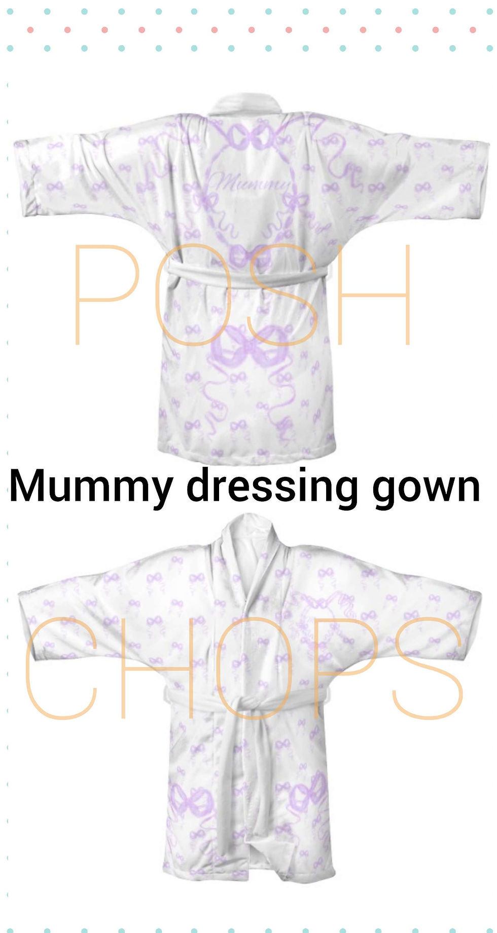 Thumbnail: Posh Baby Lavender Bows Bespoke Collection