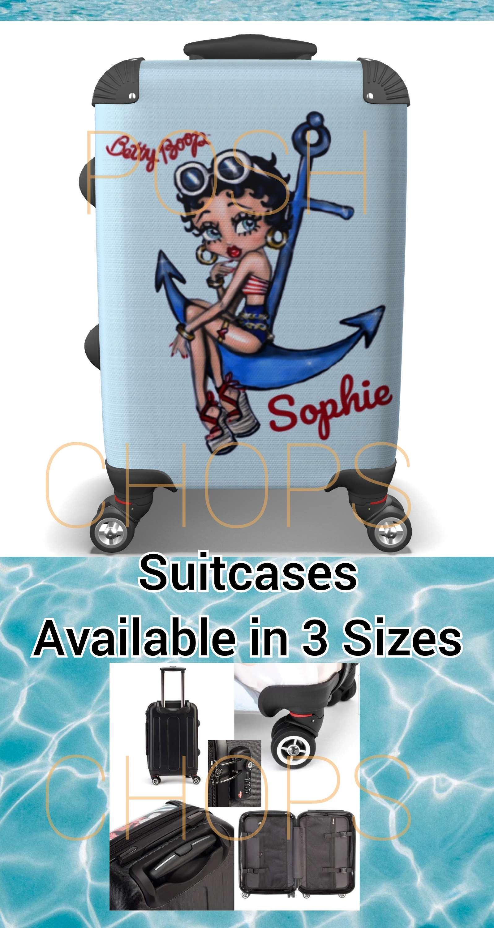 Posh Travel and Accessories Bespoke Betty Boop Collection