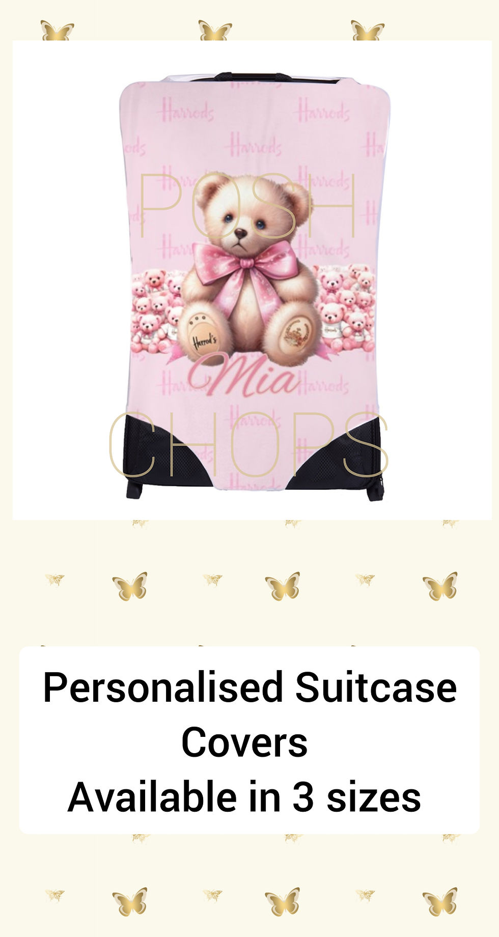 Thumbnail: Posh Baby Classic Pink H Bear Bespoke Collection