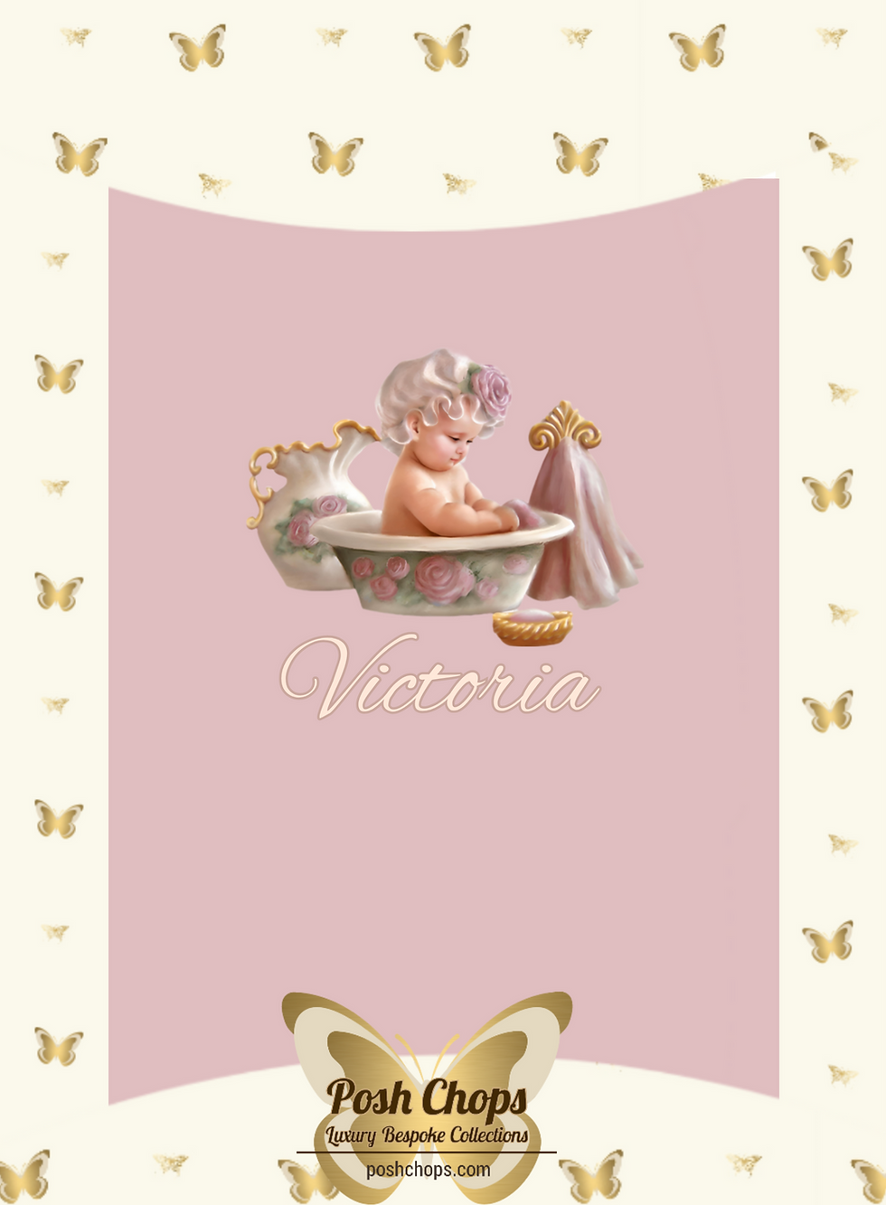 Thumbnail: Posh Baby Bespoke Vintage Baby Girl Baby Bathware and