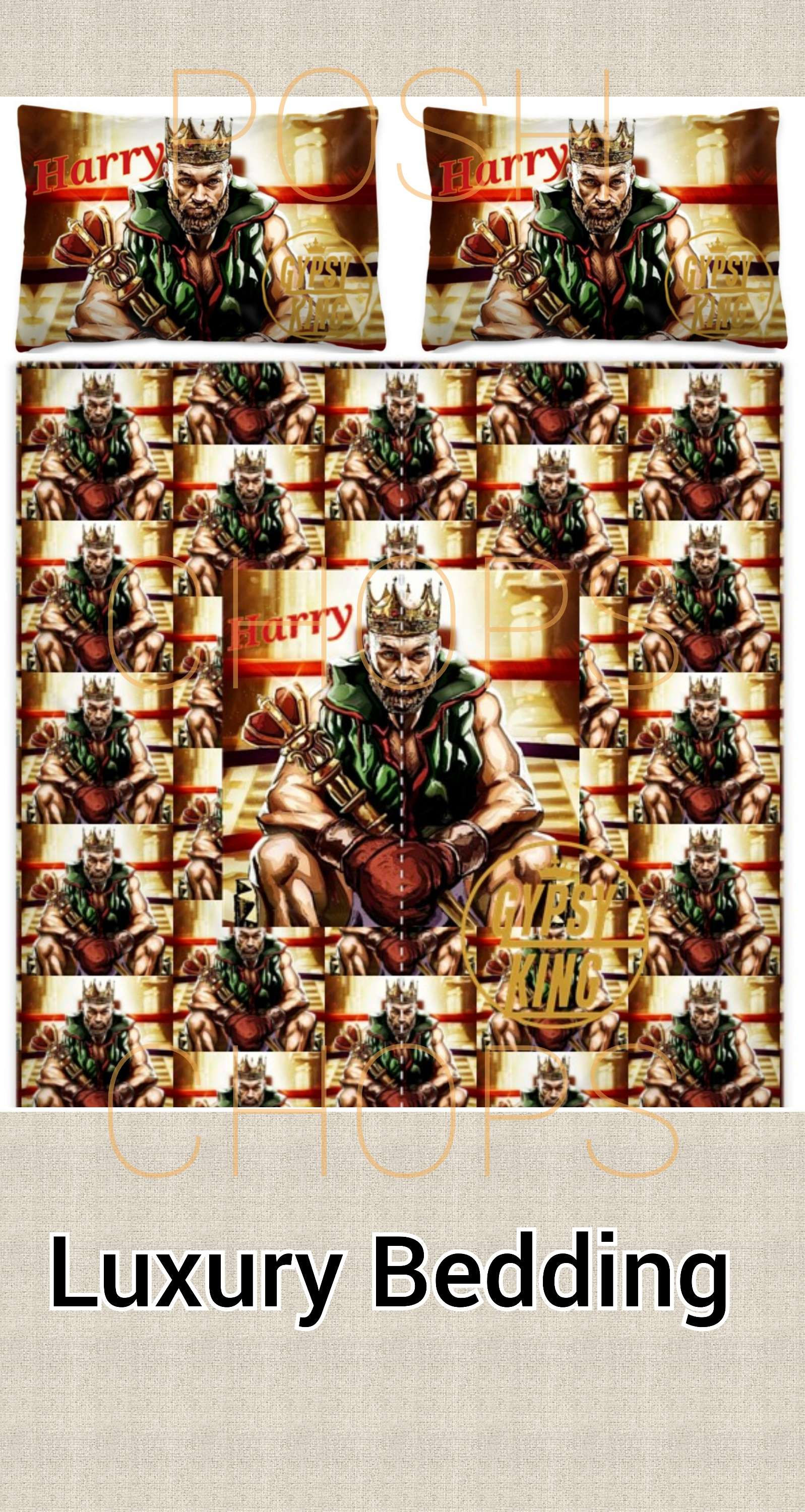 Posh Bedroom King Tyson Fury Bespoke Collection