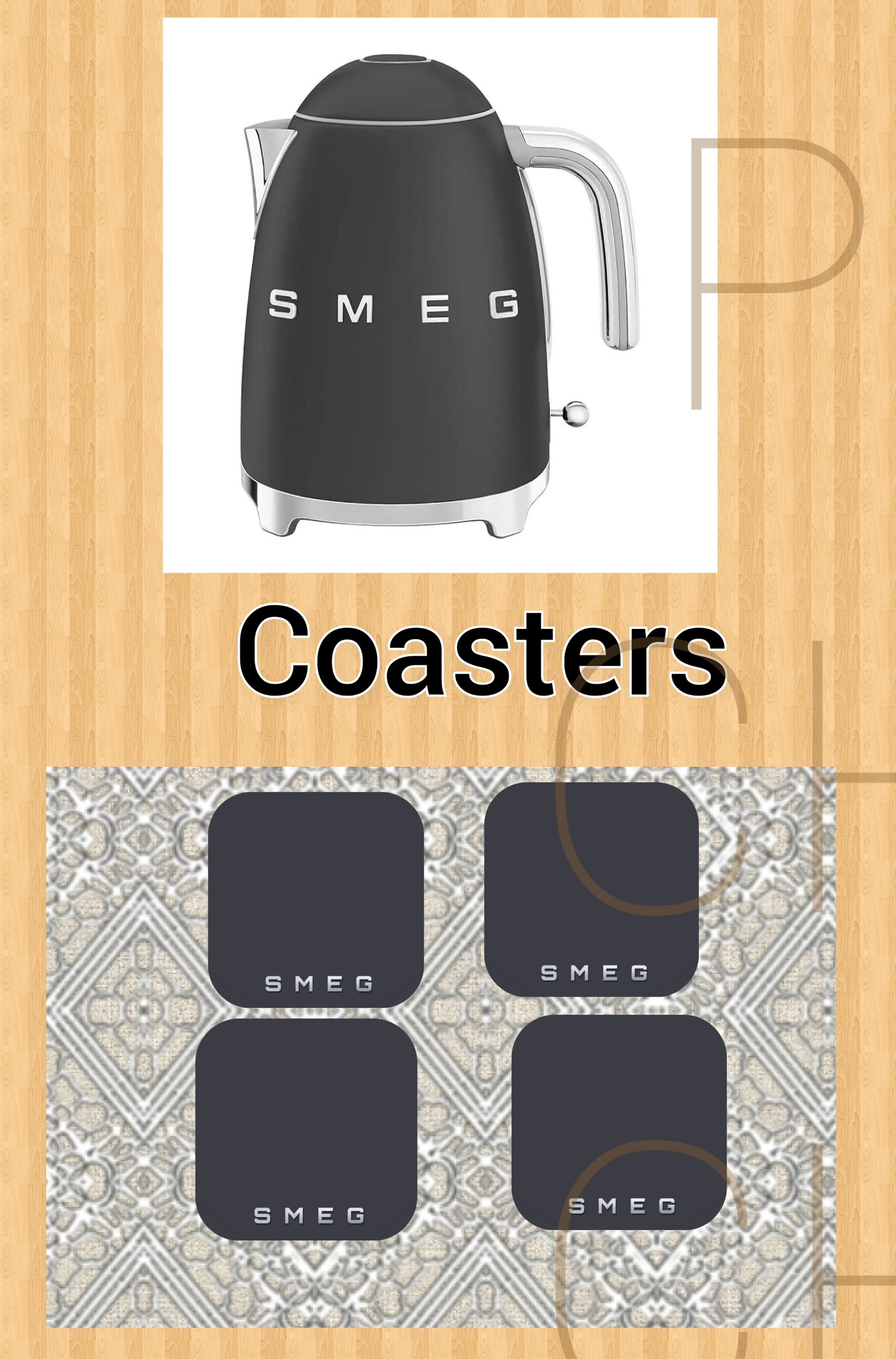 Posh Chops SMEG Grey Bespoke Collection