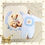 Thumbnail: Charming Bear Boys Velour Babygrow and Blanket s