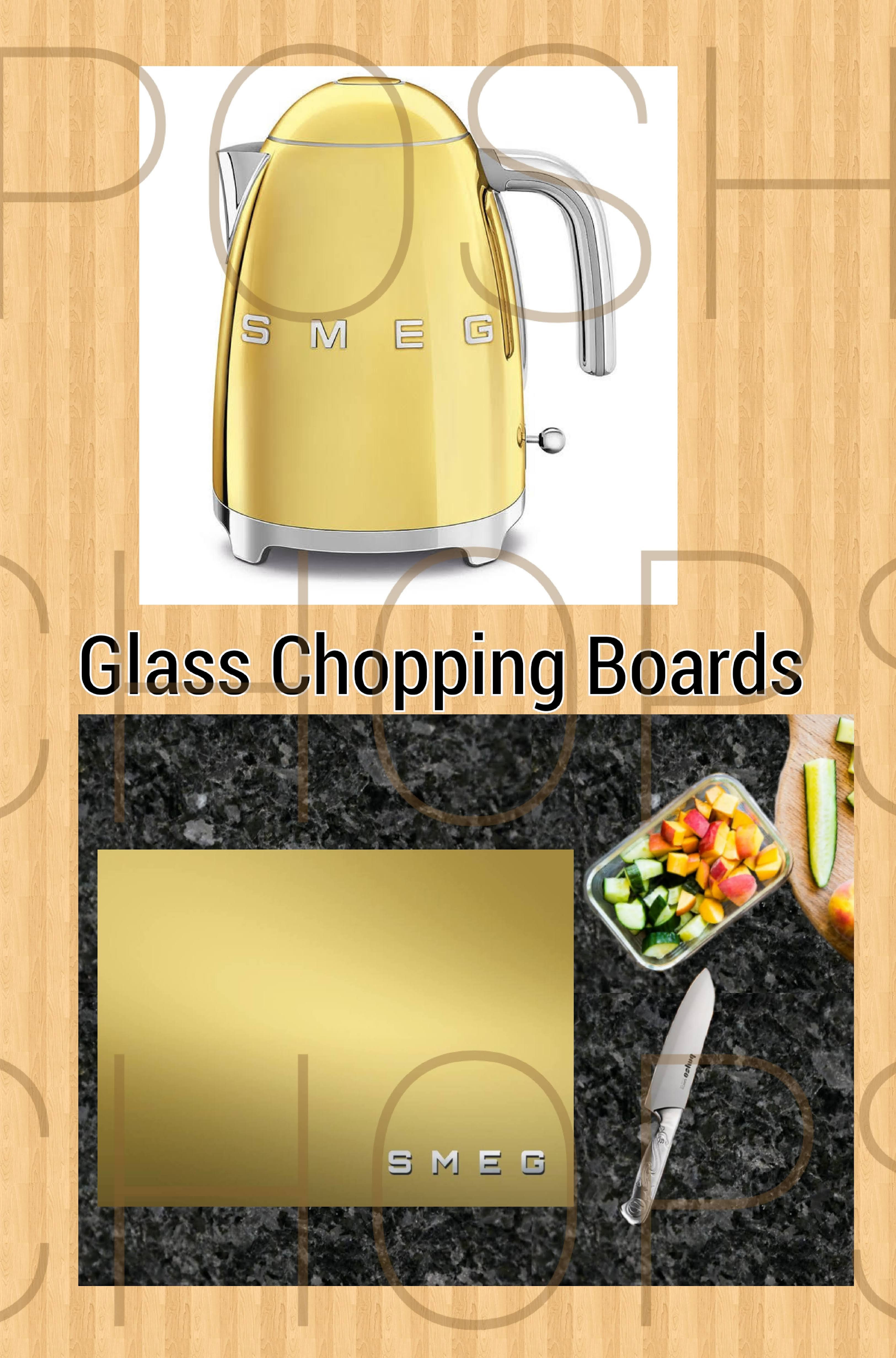 Posh Chops SMEG Gold Bespoke Collection