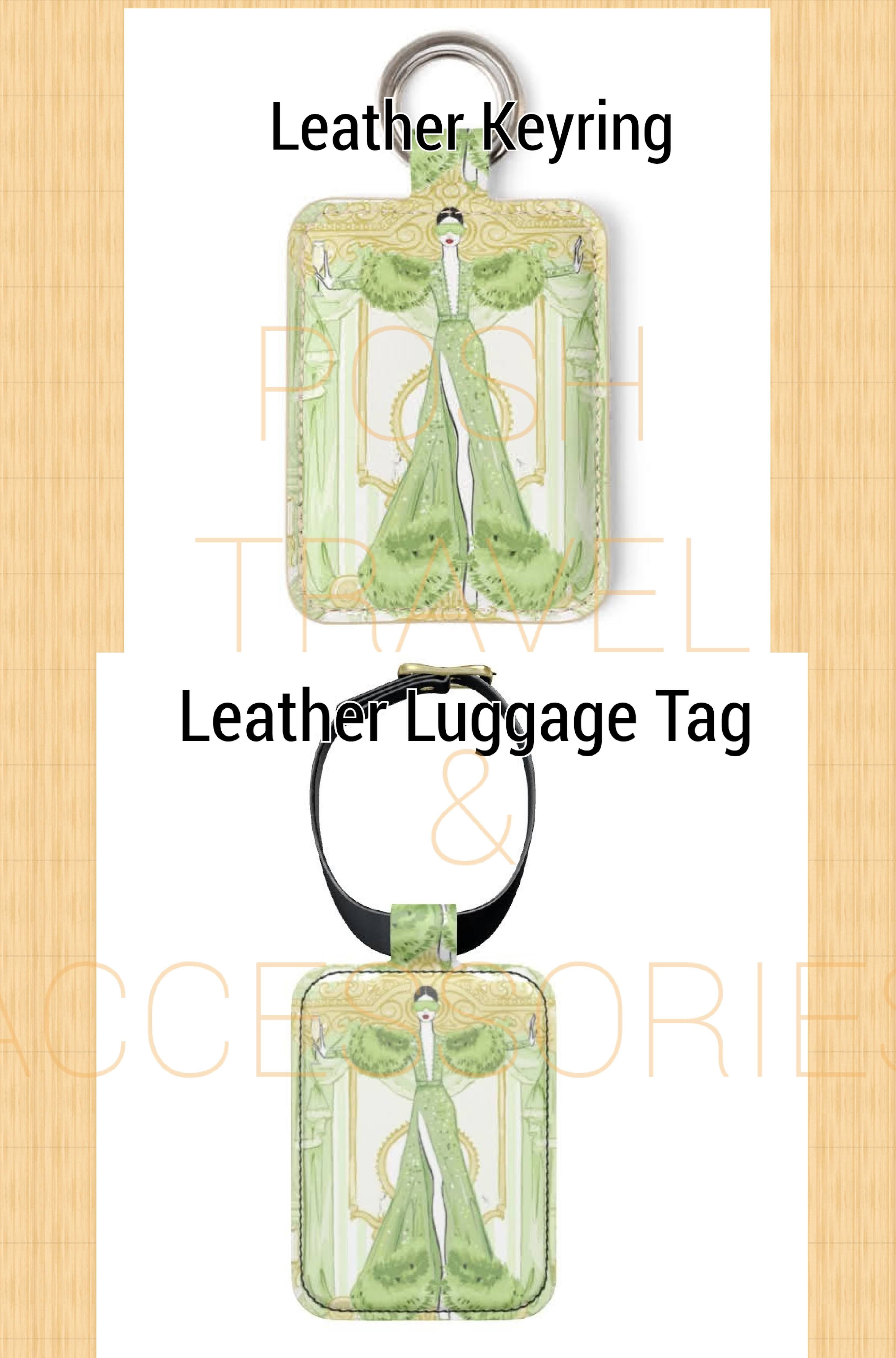 Posh Travel and Accessories Bespoke Green Glam Girl Collection