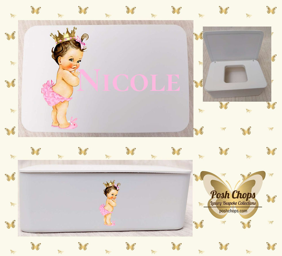 Thumbnail: Posh Baby Bespoke Prince and Princess Baby Bathware and Changing Mats Collect