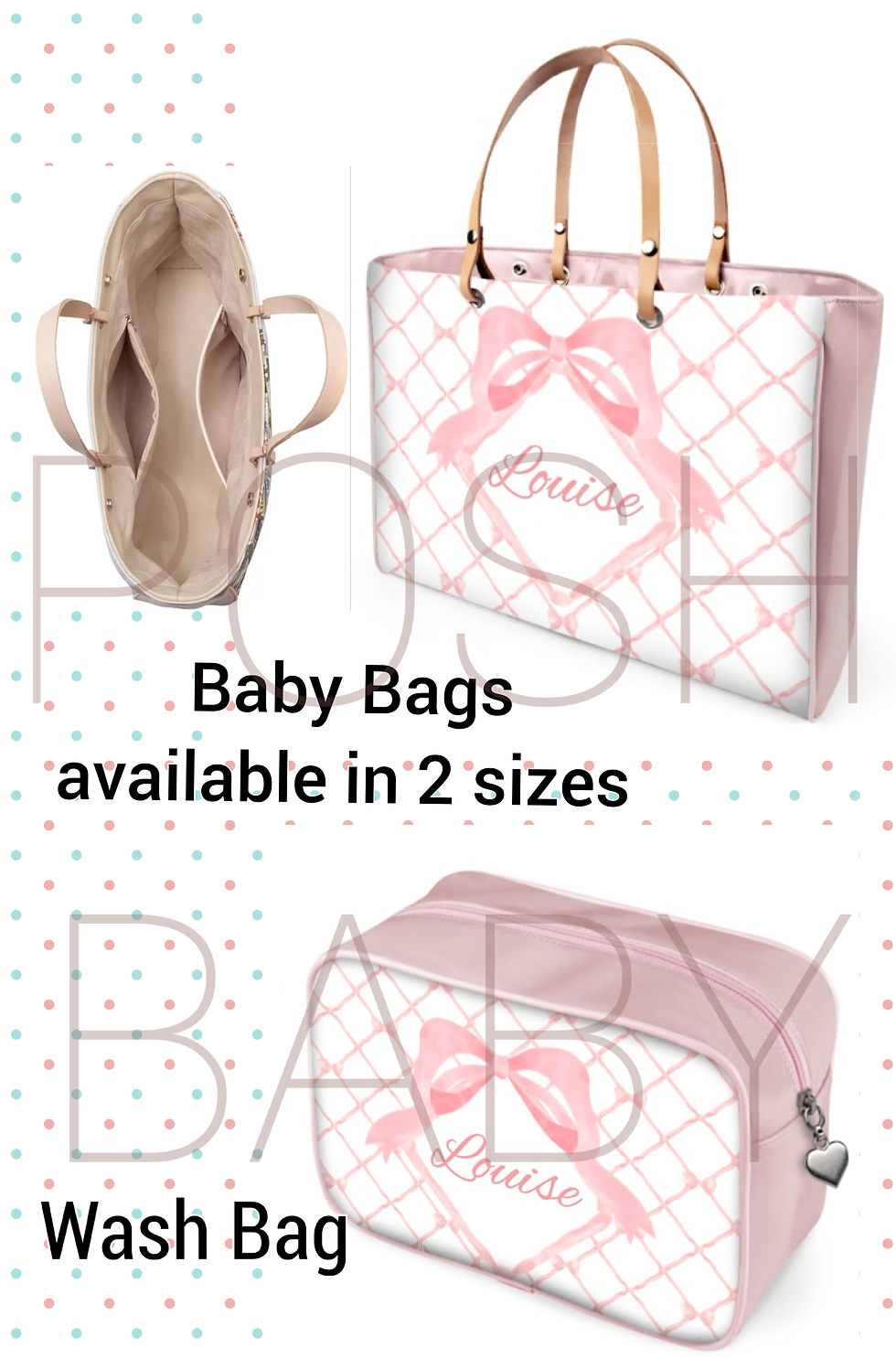 Thumbnail: Posh Baby Pink Bow Bespoke Collection