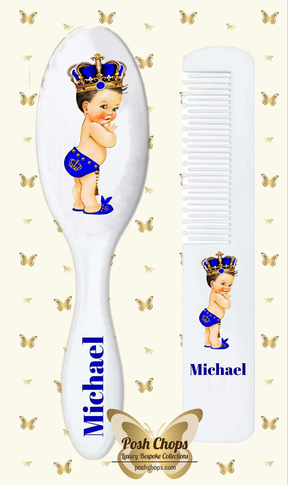 Thumbnail: Posh Baby Bespoke Prince and Princess Baby Bathware and Changing Mats Collect