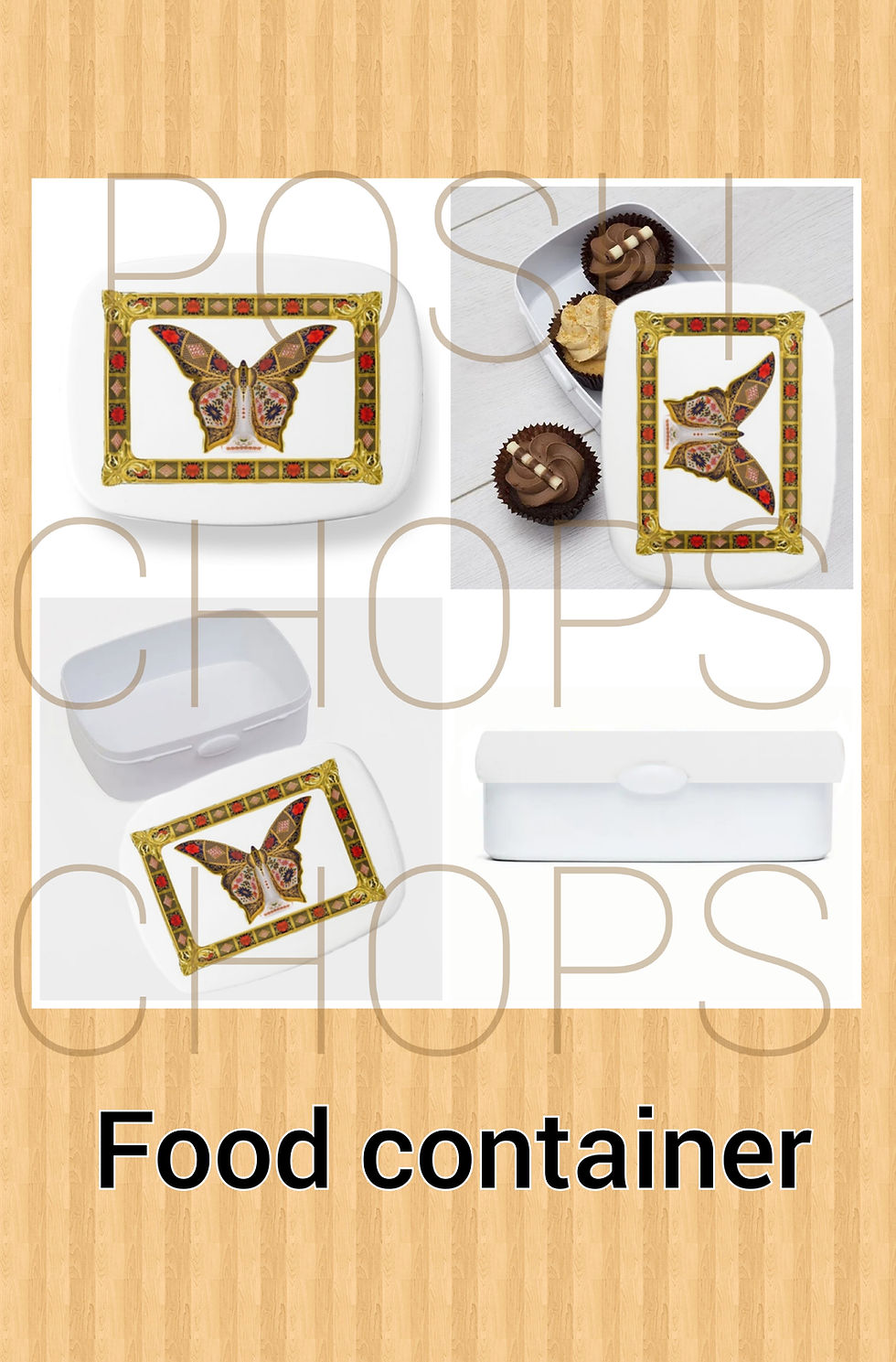Thumbnail: Royal Crown Derby Imari White Butterfly Bespoke Collection