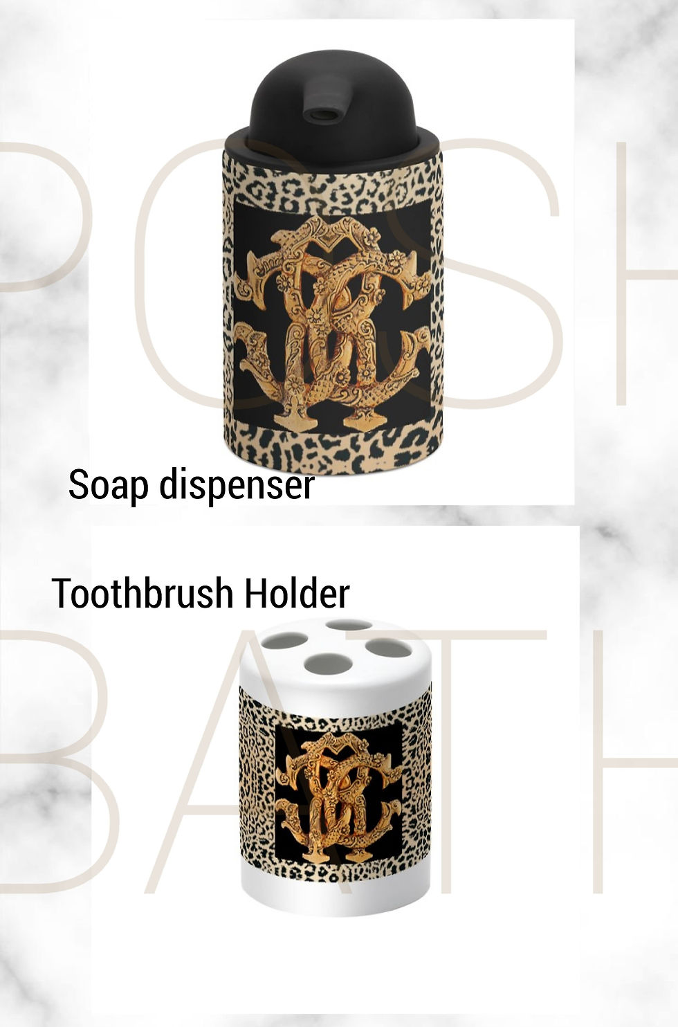 Thumbnail: Posh Bath Luxury Leopard RC Bespoke Collection