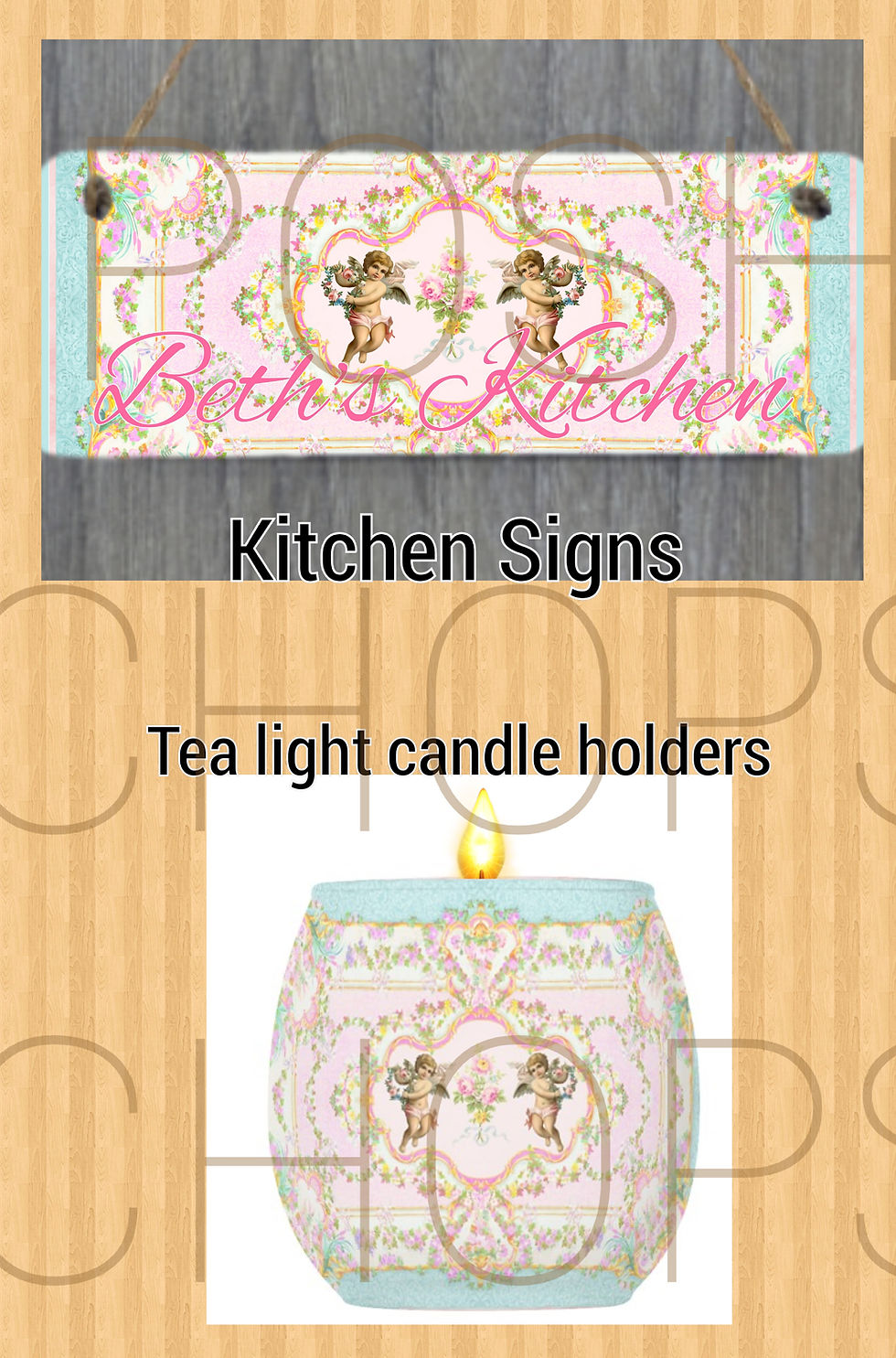 Thumbnail: Posh Chops Luxury Cherished Cherubs Bespoke Kitchen Collection