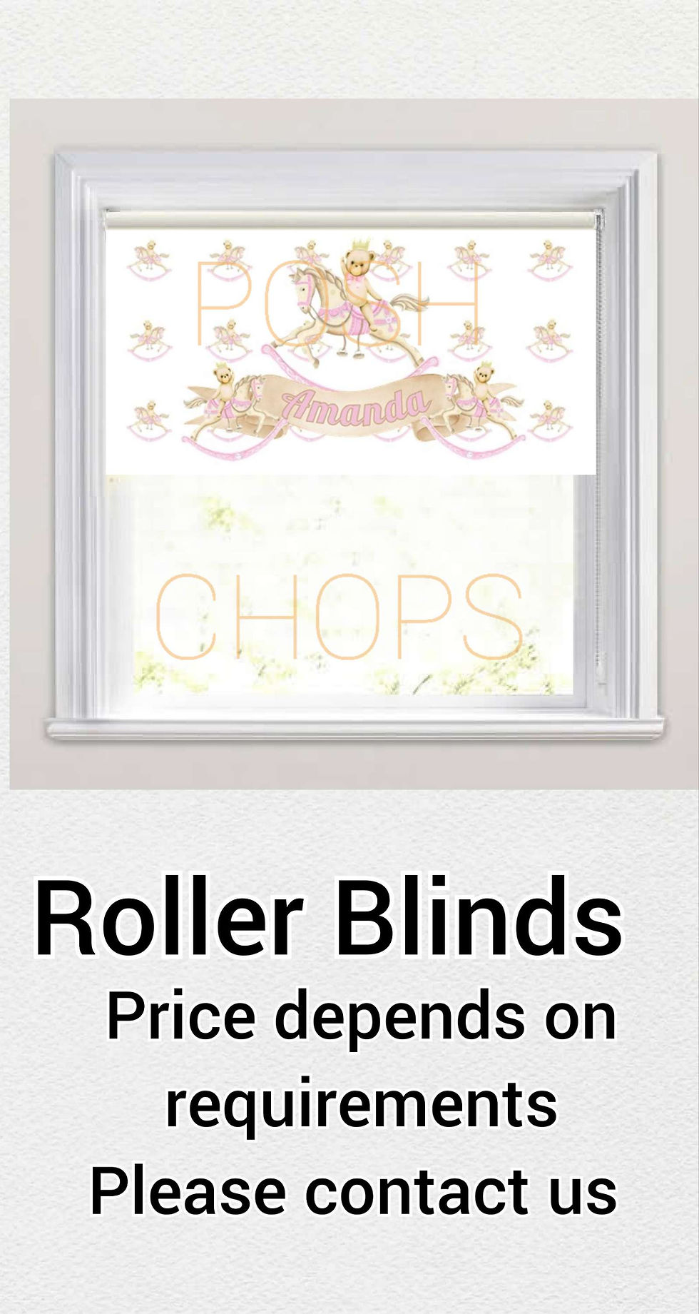 Thumbnail: Posh Baby Pink Bear & Her Horse Bespoke Collection