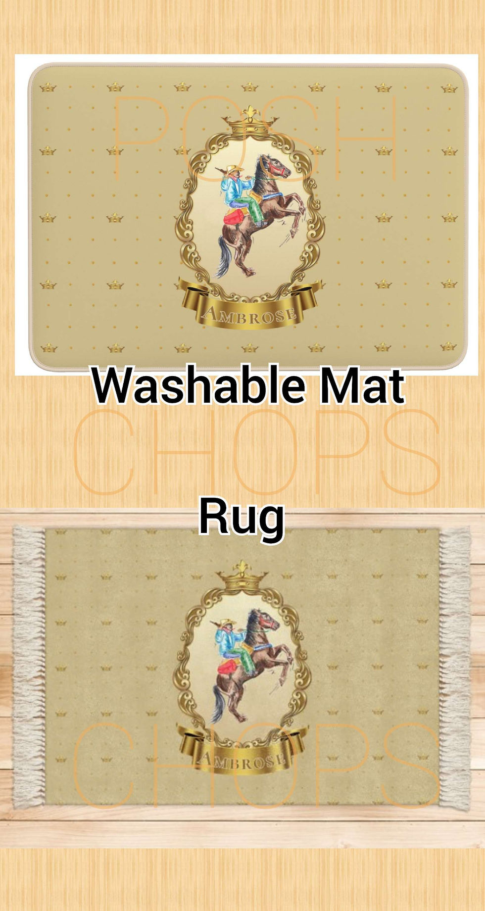 Thumbnail: Posh Bedroom Cowboy Crest Bespoke Collection