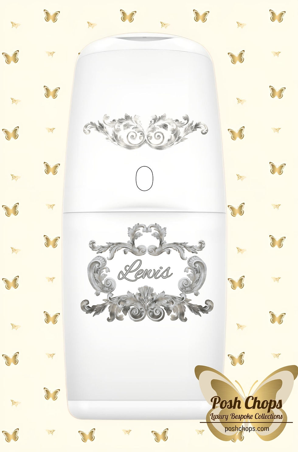 Thumbnail: Posh Baby Bespoke Gold or Silver French Fancy Baby Bathware and Changing