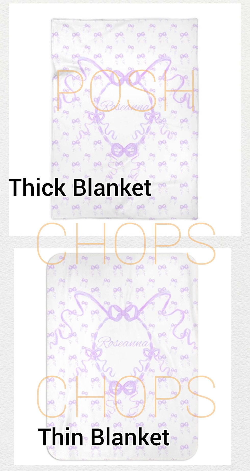 Thumbnail: Posh Bedroom Lavender Bows Bespoke Collection