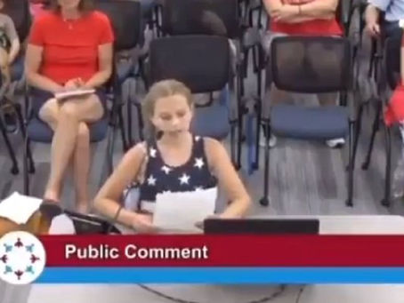 9-Year-Old Girl Unleashes on School Board Over Black Lives Matter Propaganda in Epic Rant