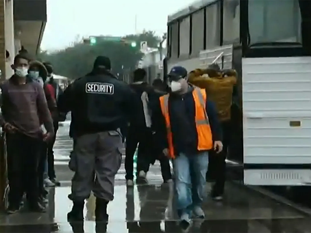 Fox News footage shows mass release of single adult migrants into US