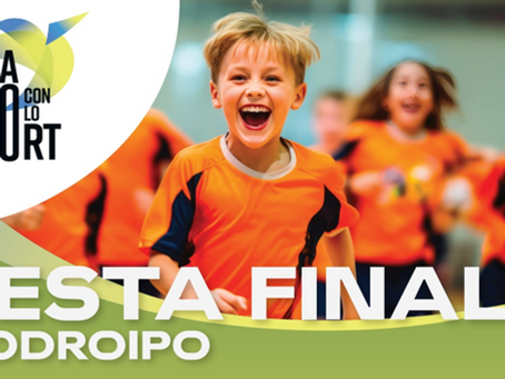 Ci saremo anche noi alla FESTA FINALE VOLA ALTO CON LO SPORT, progetto finanziato dalla Regione Friuli Venezia Giulia e gestito dal Coni FVG.